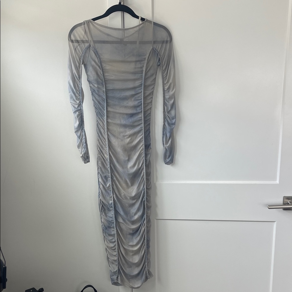Sheer Blue Dress